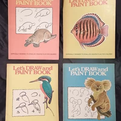 Children's Learn to Draw Books Vintage  
