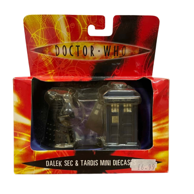 Doctor Who Dalek Sec & Tardis Mini Diecasts Model Set