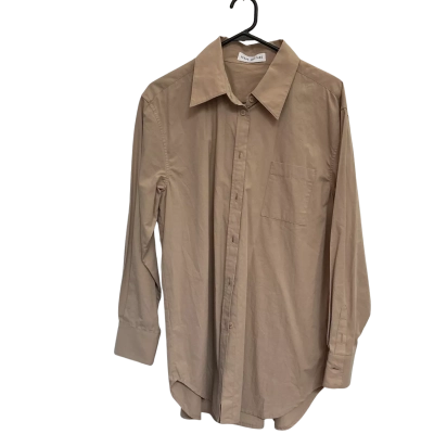 legoe Mens  Size M Long Sleeve Top Beige 