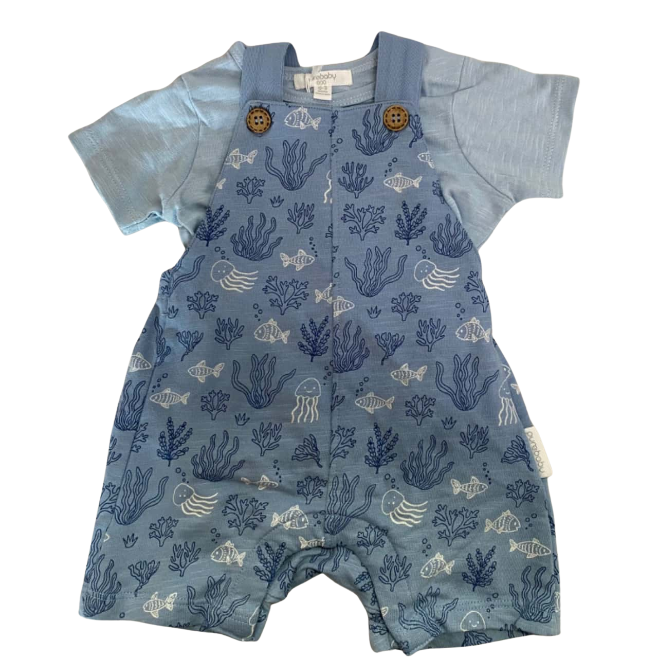 Purebaby Kids Size 000 Sets Blue (s)