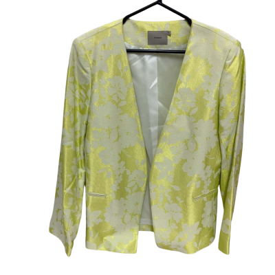 Thurley Womens  Size 14 Open Jacket White / Yellow 