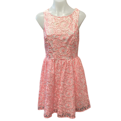 Portmans - Dress  Size 8 Pink/White