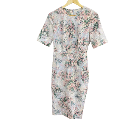 Phase Eight Womens Size 8 Midi Dress Floral / Multicoloured 