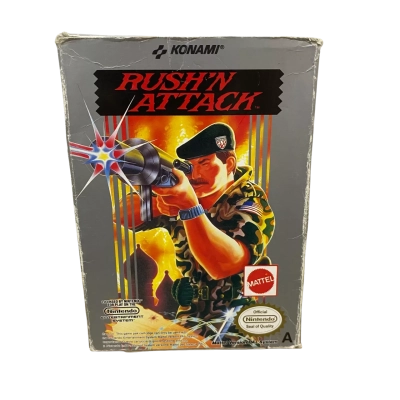 Rush'n Attack Nintendo Entertainment System cartridge - 1988 - Konami