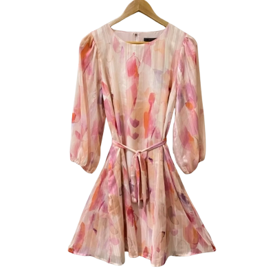 Portmans Womens  Size 10 Mini Dress Orange / Pink  