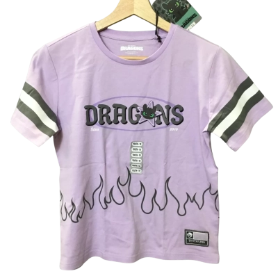 Zing Dreamworks “Dragons” toothless eb games Kids  Size 10 Tops & T-shirts Purple 