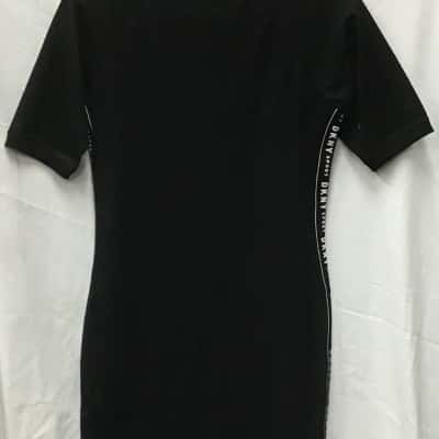 DKNY Womens  Size S Short Sleeve Dress  Black  