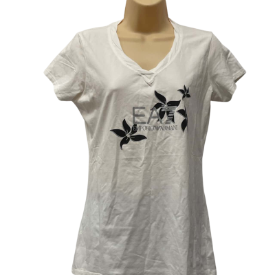 Emporio Armani EA7 Womens  Size 12 / M T-shirts White 