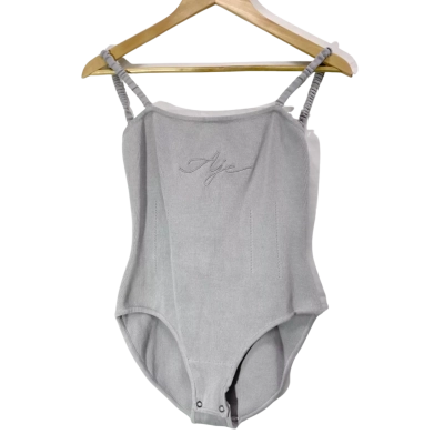 AJE “Emma” Grey Bodysuit Size S