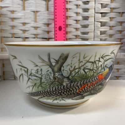 The Lady Amherst's Pheasant Game Bird Bowl 10”