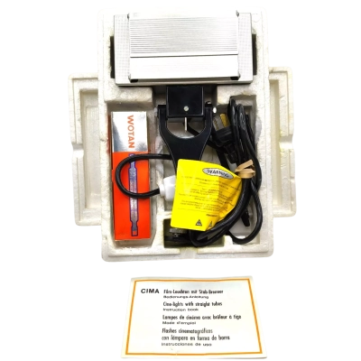 Vintage Cima 1000 Universal Lamp For Still & Movie Cameras - Complete Kit In Box  (camera)