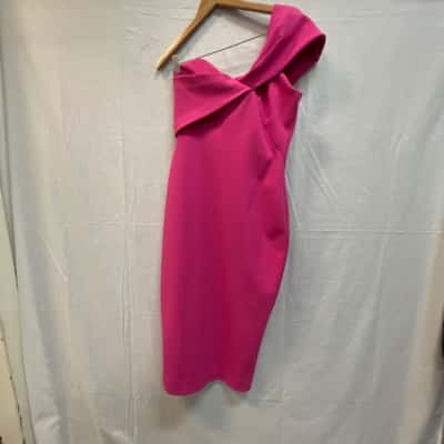 Pilgrim Womens  Size 12 Pink  one shoulder dress 