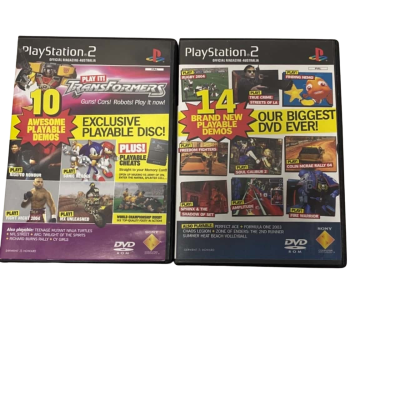 PS2 Demo Disc x2