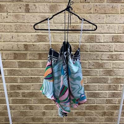 Sheike Womens retro love satin top Size 12 