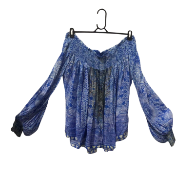 Camilla Blue Off The Shoulder Top/Dress Size 2 (Please see the description)