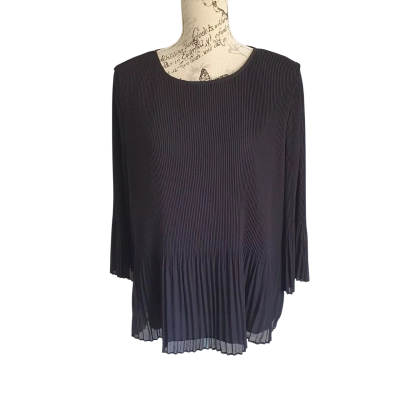 Portmans Womens  Size 16 Long Sleeve Top Black  BNWT