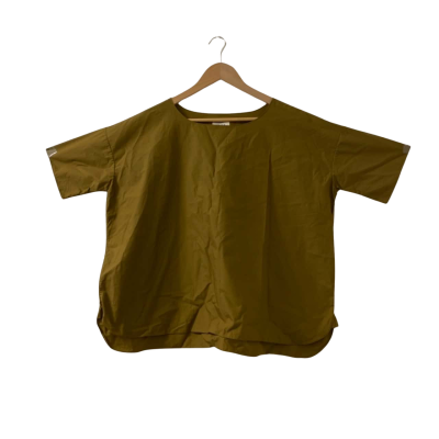 LOOM Lifestyle Women's 100% Cotton Size Small/8-10 Short Sleeve Top Bronze