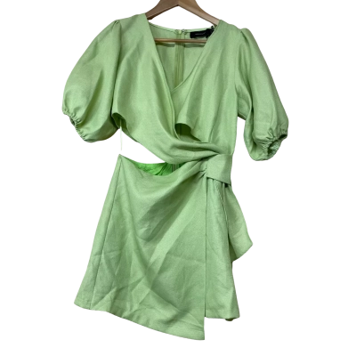 Brand New - Rosebullet Mini Dress in Lime - Size 10