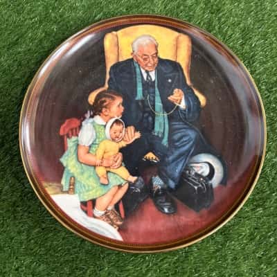 Norman Rockwell "Tender Loving Care" Display Plate