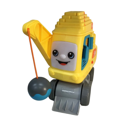 Fisher Price Wrecking Ball Crane Toy Approx 19 x 22cm