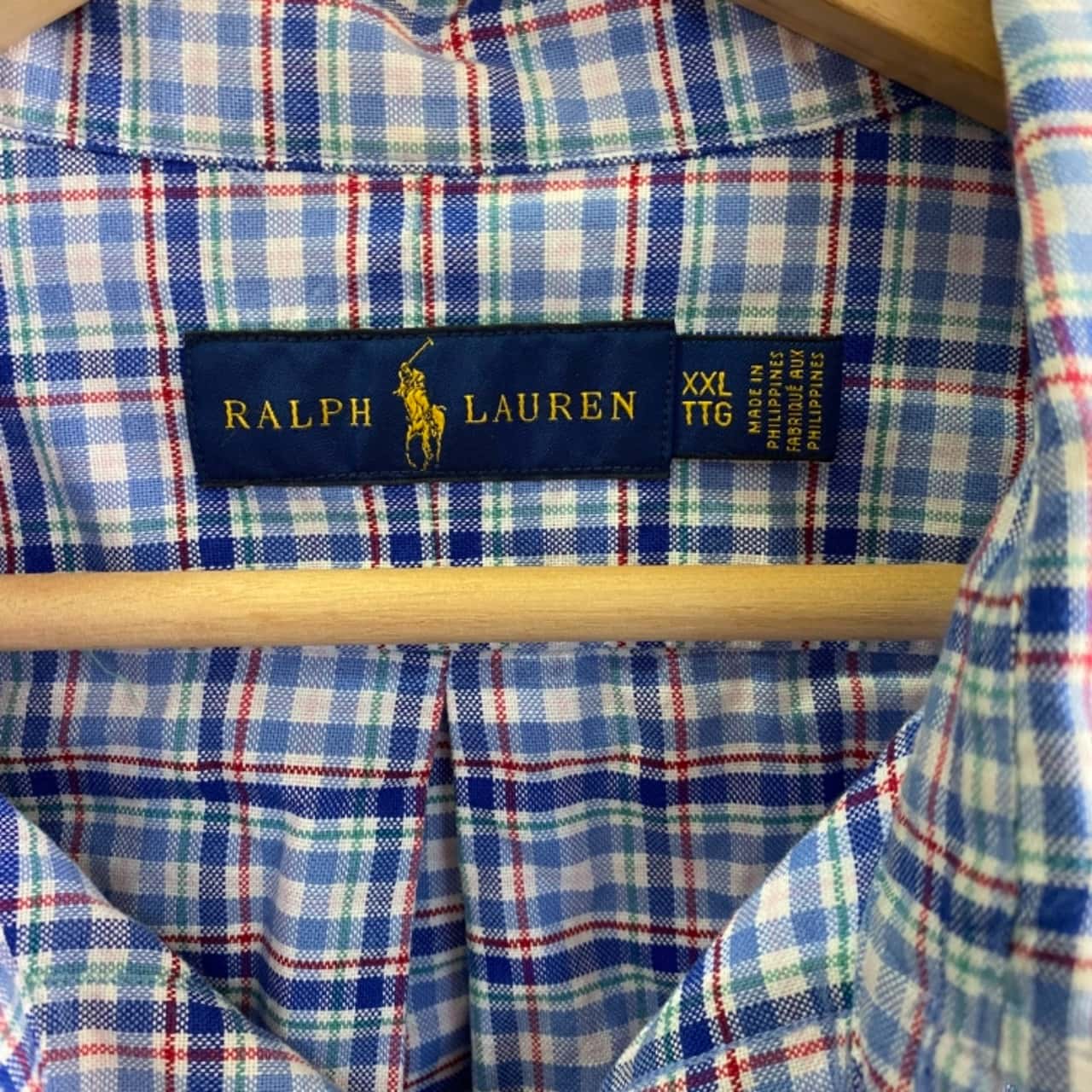 Ralph Lauren Classic Fit Long Sleeve Button Down Denim Shirt Men's XXL /eaa456621