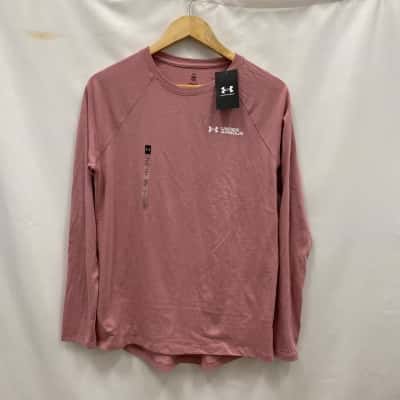 Under Armour Women's Long Sleeve Tee Size M Pink  RRP$30