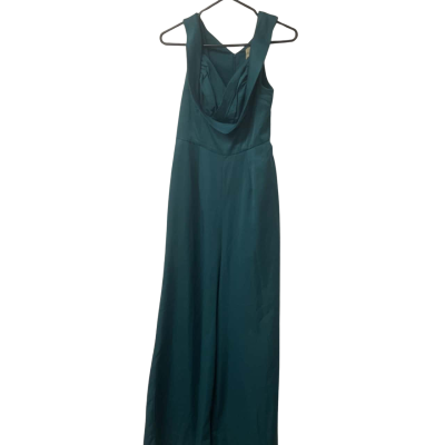 Women’s Lindy Bop  Size 14 Sleeveless Jumpsuit Teal Vintage 