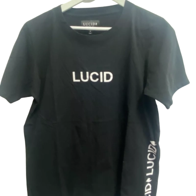 Lucid  Mens  Size M Short Sleeve T-shirt Black  
