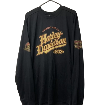 Men’s Harley Davidson Size XXL Black Long Sleeve Top