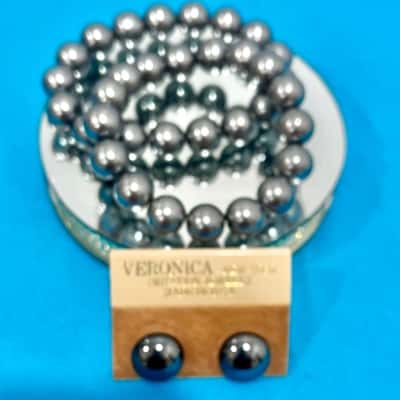 Vintage Veronica Pearl Earrings & 2 matching bracelets 