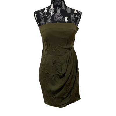 Karen Walker Womens  Size 6 US (small size) Cocktail Dress Olive BNWT