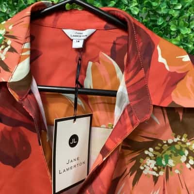 Jane Lamerton Womens  Size 14 Multicoloured shurt