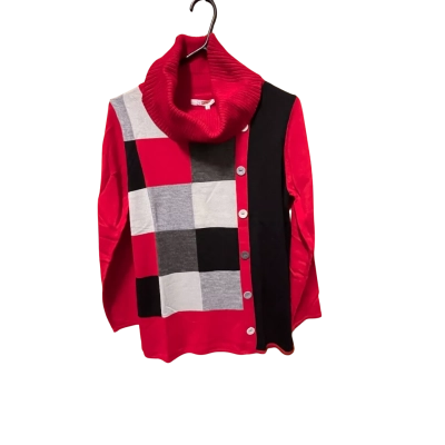 Noni B Womens  Size S Jumper Red / Monochrome