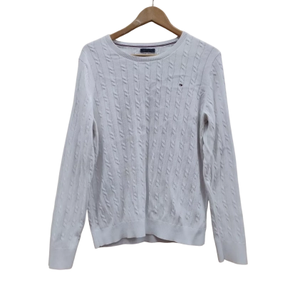 Tommy Hilfiger Mens Size XL Jumper White (11)