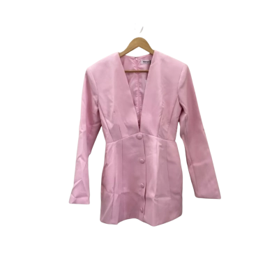 Showpo Womens  Size 12 Blazer Dress Pink  V Neck