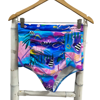  Womens  Size 10 Sheila May Swim High Waisted Bikini Bottoms 