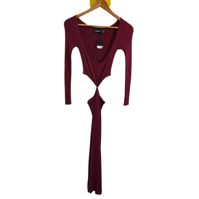 Mossman Womens  Size 6 Maroon Dress