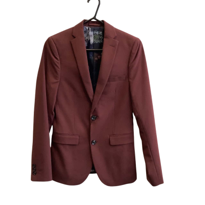 BNWT Yd. Men's Size 32 or 2XS Garner Stretch Blazer Mulberry 
