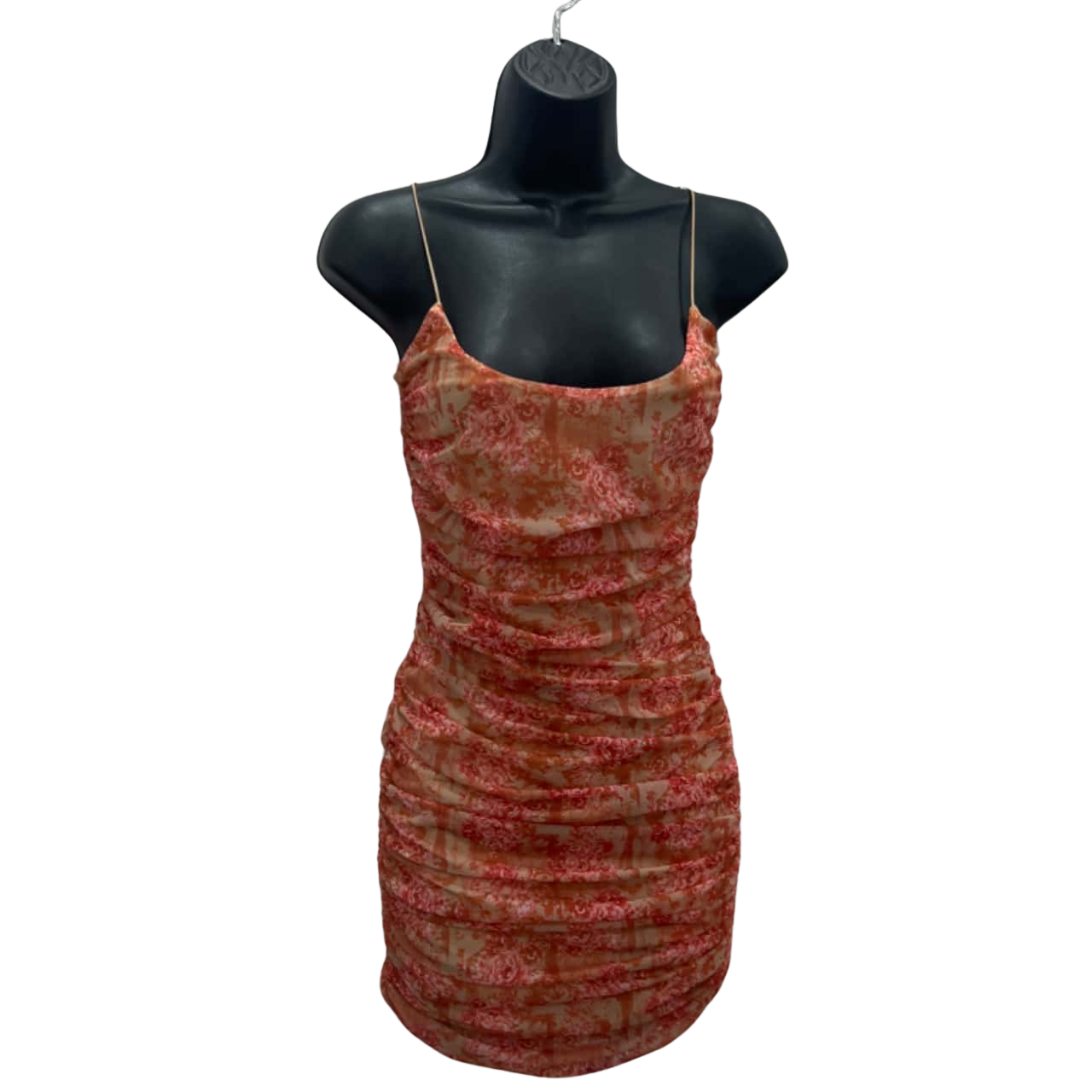 open lace back dress Modal Bandeau Bodycon Maxi Dress in Sunset Orange main image 1