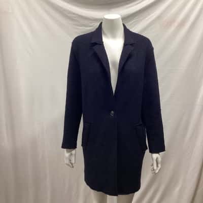 Zara Womens  Size L Winter Coat Black  