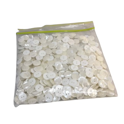Assorted White Buttons as pictured 