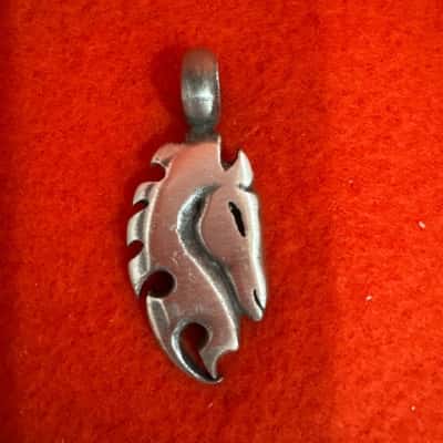 Women's Pewter Horse Head Pendant
