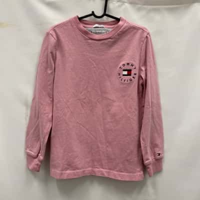 Tommy Hilfiger Kids Long Sleeve Tee/Top Size 8 Pink  