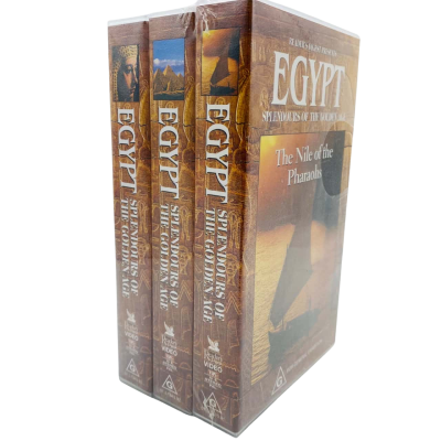 BNWT VHS Set3 3 Egypt Splendours Of The Golden Age    SEALED 