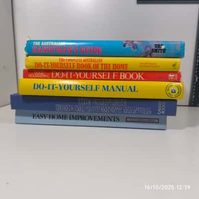 6pcs Vintage Home Reno Improvement DIY Books 