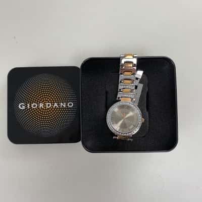 Giordano Silver Gold Tone GD4051-22 Stainless Steel Watch 