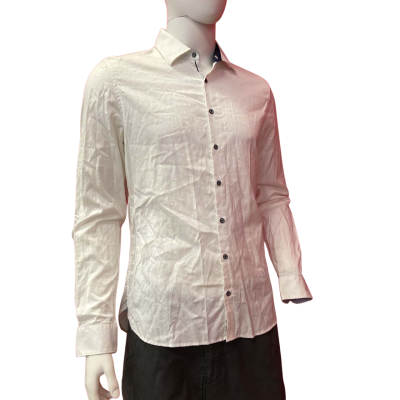 Politix Mens  Size L Business Shirt / Long Sleeve Shirt White 