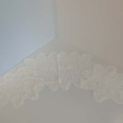 White Crocheted Duchess Set