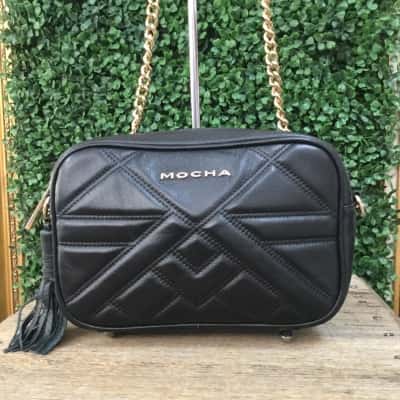 Black Cross Body Mocha Bag 