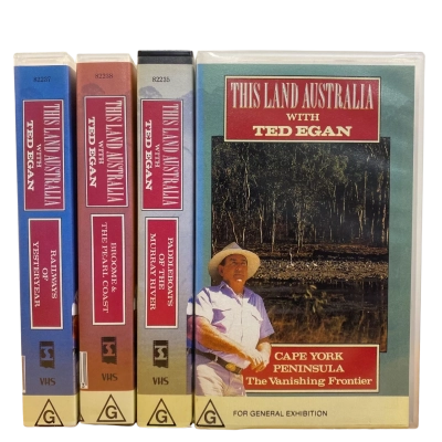 This Land Australia with Ted Egan 4 VHS set